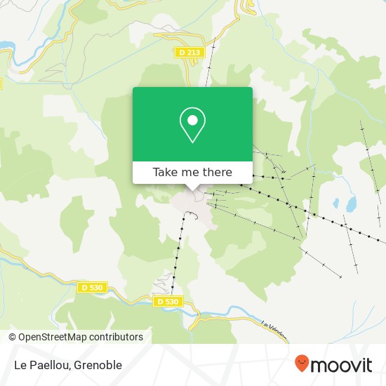 Le Paellou map