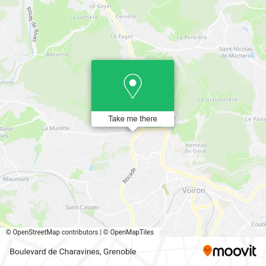 Boulevard de Charavines map