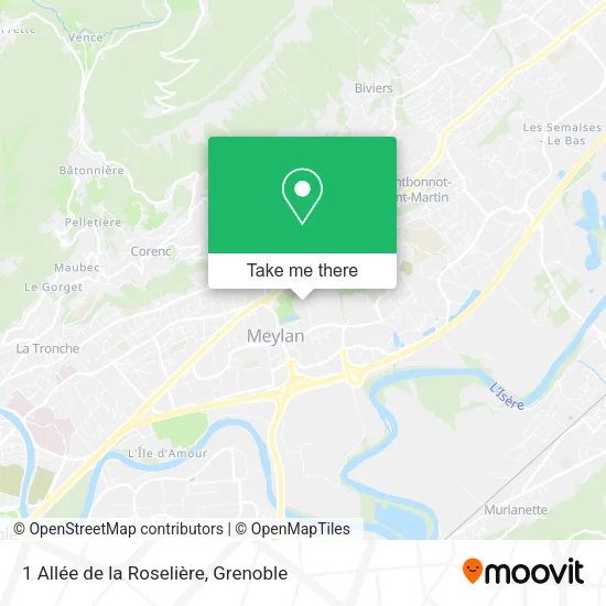 1 Allée de la Roselière map