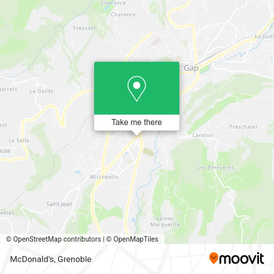 McDonald's map
