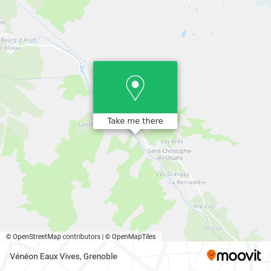 Vénéon Eaux Vives map