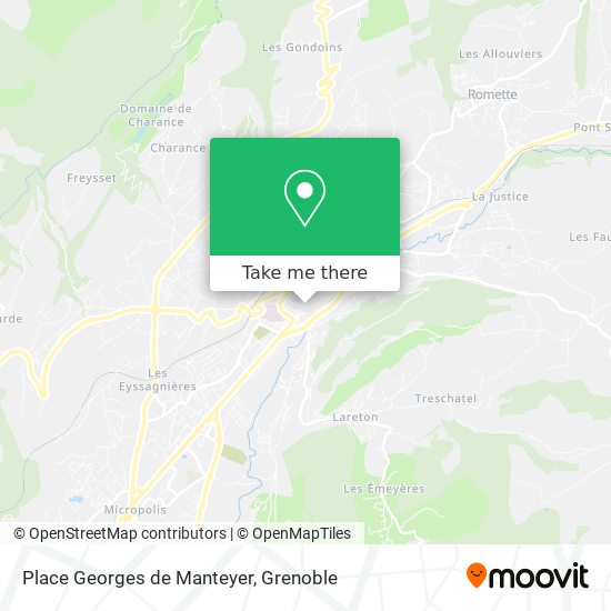 Place Georges de Manteyer map