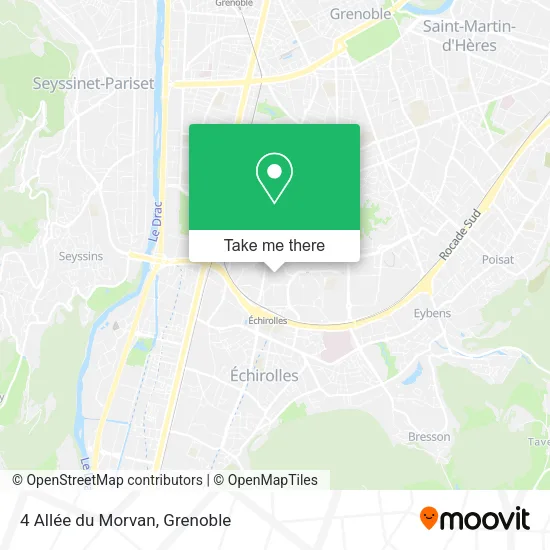 4 Allée du Morvan map