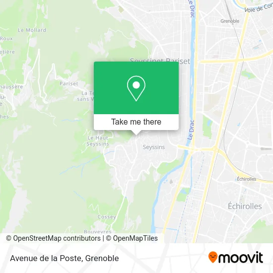 Avenue de la Poste map