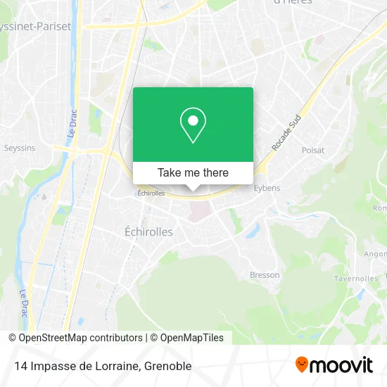 14 Impasse de Lorraine map