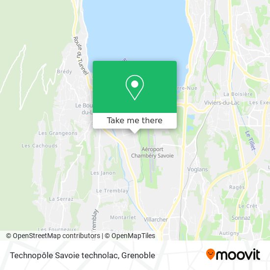 Technopôle Savoie technolac map