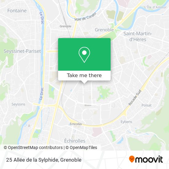 25 Allée de la Sylphide map