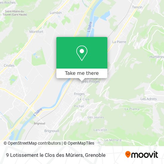 9 Lotissement le Clos des Mûriers map