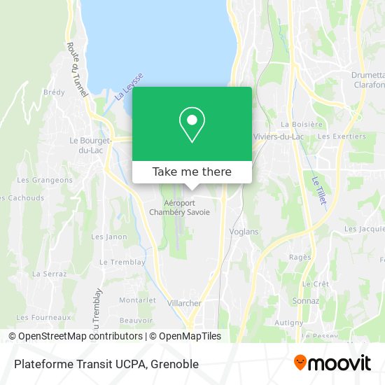 Plateforme Transit UCPA map