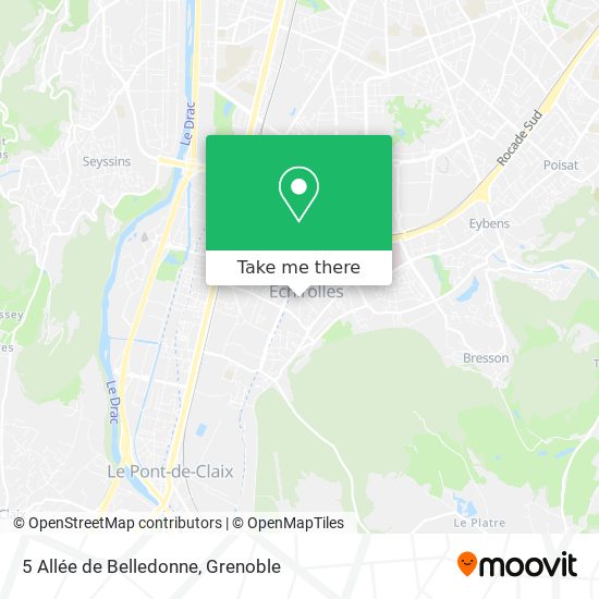5 Allée de Belledonne map