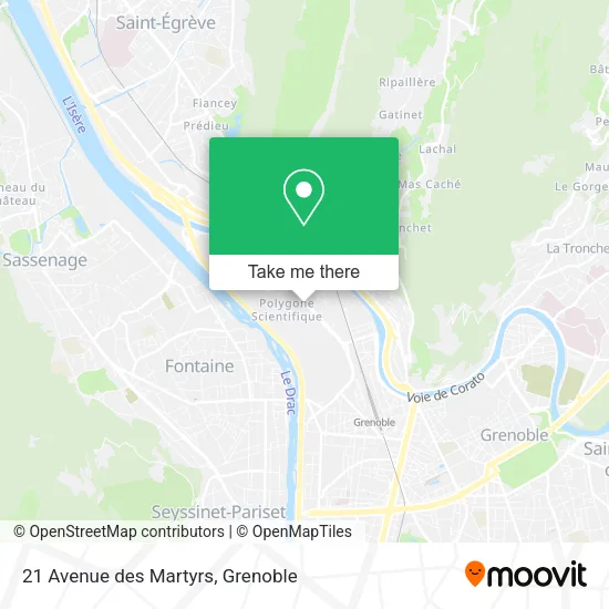 21 Avenue des Martyrs map