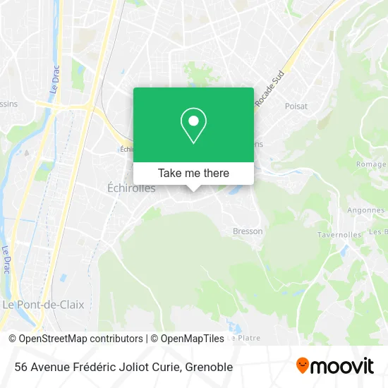 56 Avenue Frédéric Joliot Curie map