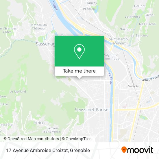 17 Avenue Ambroise Croizat map