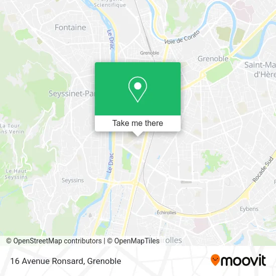 16 Avenue Ronsard map