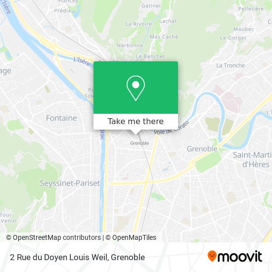 2 Rue du Doyen Louis Weil map