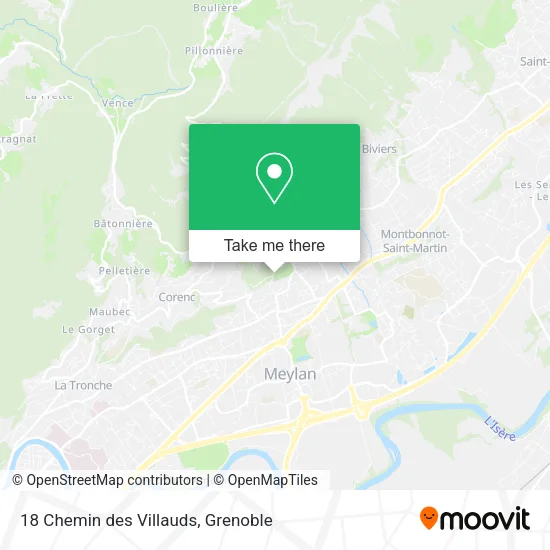 18 Chemin des Villauds map