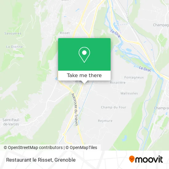 Restaurant le Risset map