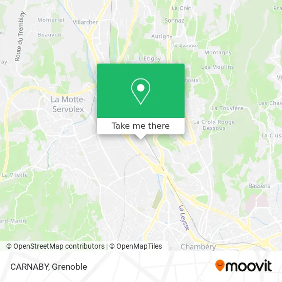 CARNABY map