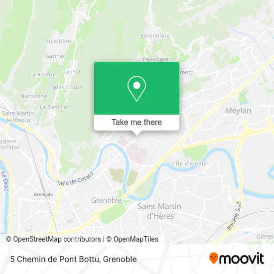 5 Chemin de Pont Bottu map