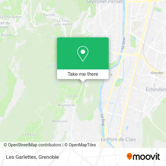 Les Garlettes map