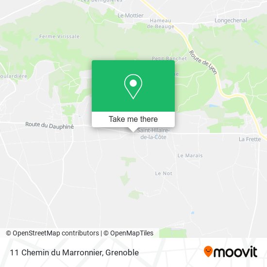 11 Chemin du Marronnier map