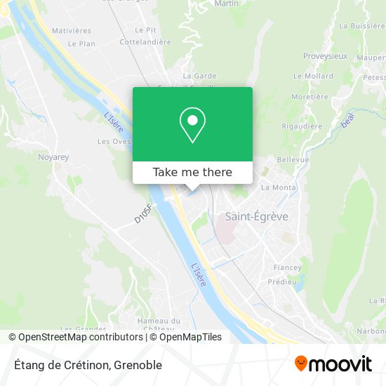 Étang de Crétinon map