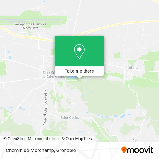 Chemin de Morchamp map