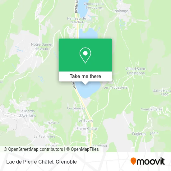 Lac de Pierre-Châtel map