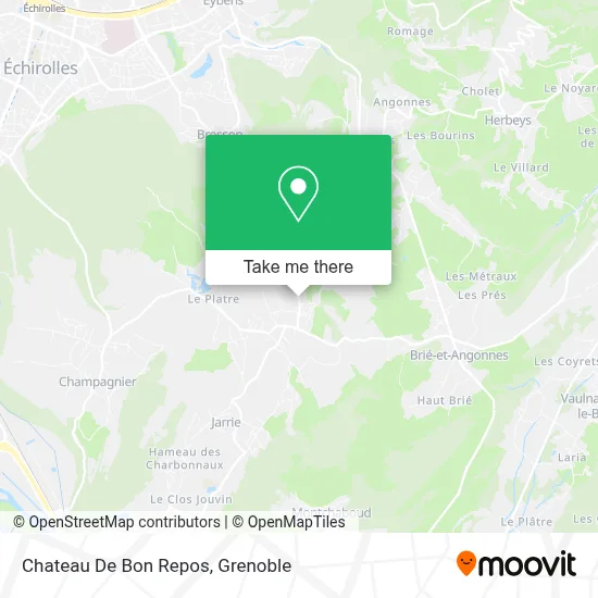 Chateau De Bon Repos map