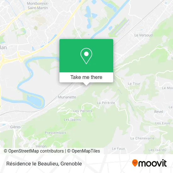 Résidence le Beaulieu map