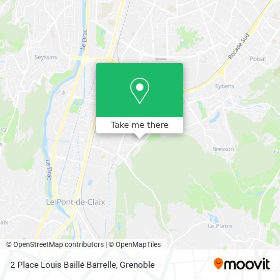 2 Place Louis Baillé Barrelle map