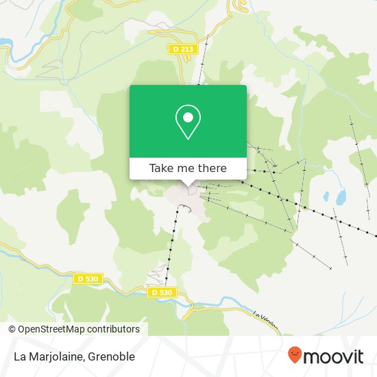 La Marjolaine map