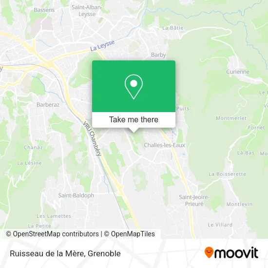 Ruisseau de la Mère map
