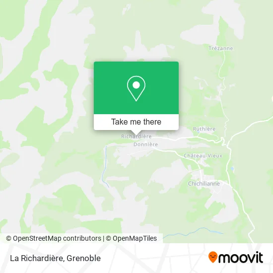 La Richardière map