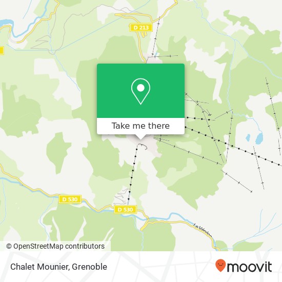 Chalet Mounier map