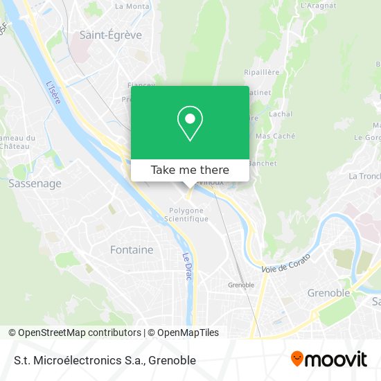 S.t. Microélectronics S.a. map