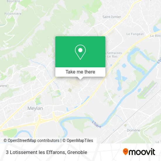 3 Lotissement les Effarons map