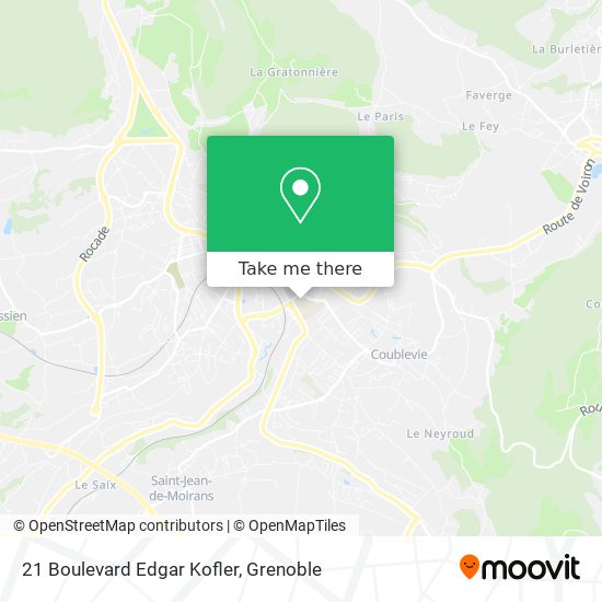 21 Boulevard Edgar Kofler map