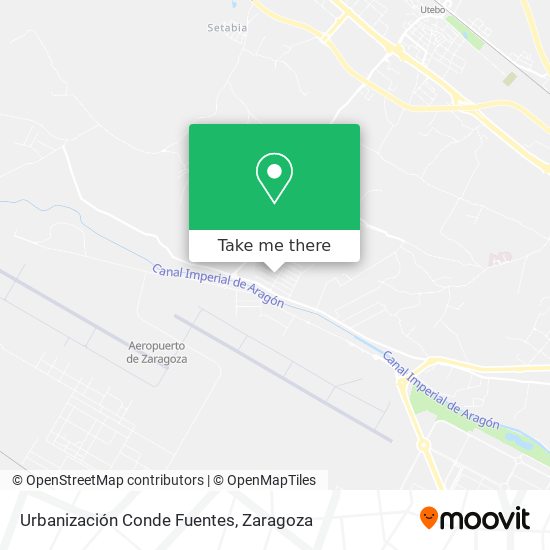 Urbanización Conde Fuentes map
