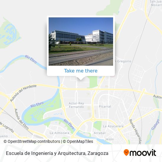 mapa Escuela de Ingeniería y Arquitectura