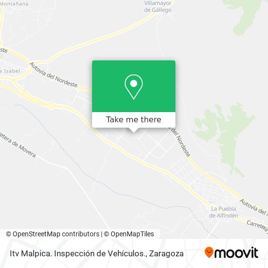 Itv Malpica. Inspección de Vehículos. map