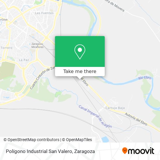 mapa Polígono Industrial San Valero
