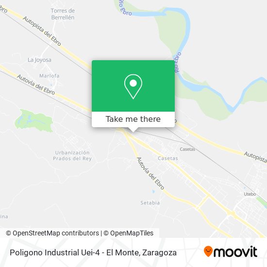 Poligono Industrial Uei-4 - El Monte map