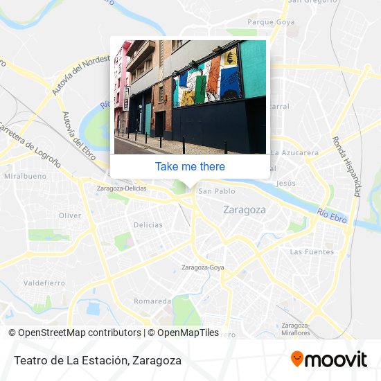 mapa Teatro de La Estación