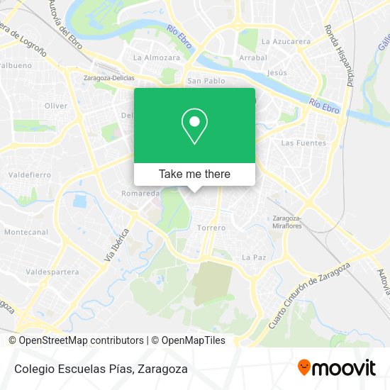 Colegio Escuelas Pías map
