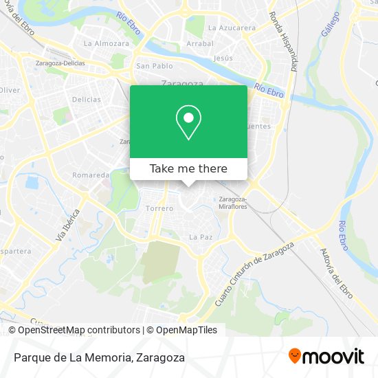mapa Parque de La Memoria