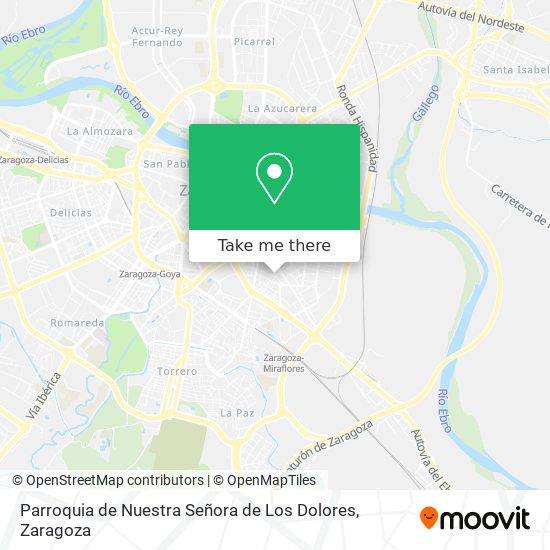 Parroquia de Nuestra Señora de Los Dolores map