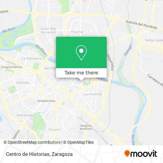 Centro de Historias map
