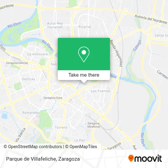 Parque de Villafeliche map