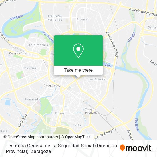 Tesorería General de La Seguridad Social (Dirección Provincial) map
